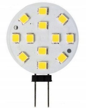 Żarówka LED G4 3W 12V AC/DC Zimna 6500K Talerzyk - Ecolight