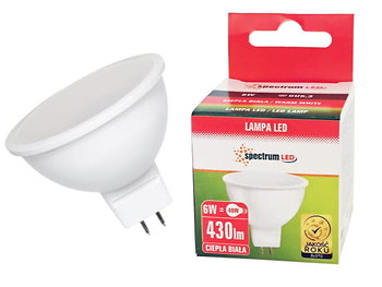 Żarówka LED GU5,3 6W ciepła - spectrum LED