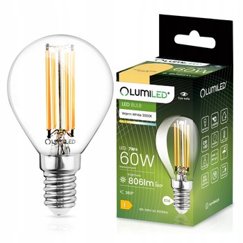 Żarówka LED KULKA E14 7W 3000K FILAMENT LUMILED - LUMILED