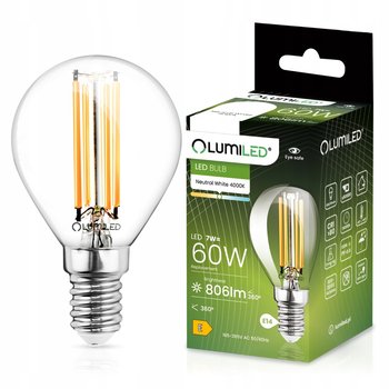 Żarówka LED KULKA E14 7W 4000K FILAMENT LUMILED - LUMILED