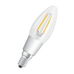 OSRAM LED Retrofit CLASSIC A Lampadina LED, Attacco: E14, Bianco Freddo, 6500 K, 5.50 W, Equivalenti a 40 W, LED STAR CLASSIC P, Chiaro, Taglia Unica
