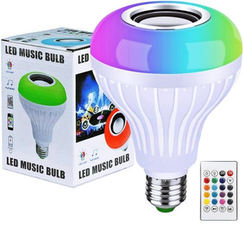 Żarówka Led Rgb Bluetooth Głośnik Disco Mp3 Usb - ER4