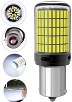 Żarówka P21W BA15S 144 Diody LED SMD do Światła Cofania Wsteczny Biała 1szt