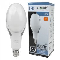 Żarówka Parkowa Uliczna LED Rocket E40 80W 6500K 8000lm Ecolight EC20505