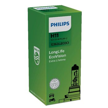 Żarówka PHILIPS H11 LongLife EcoVision (1 sztuka) - Philips
