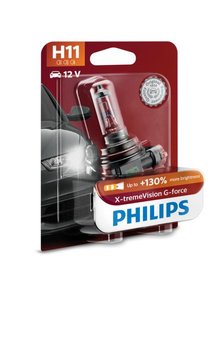 Żarówka PHILIPS H11 X-tremeVision G-Force (1 sztuka) - Philips