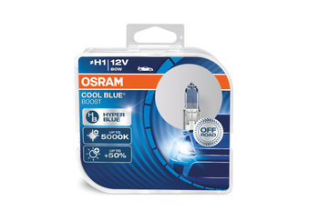 Żarówka samochodowa H1 12V 80W Cool Blue BOOST 2 sztuki OSRAM - Osram