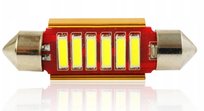 Żarówka samochodowa LED C5W 6 SMD 7014 CAN BUS-39 mm