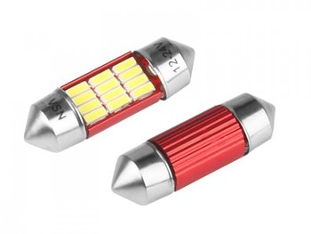 Żarówka samochodowa LED VISION C5W C10W SV8.5 31mm 12V 12x 4014 SMD LED, nonpolar, CANBUS, biała, 2 szt. - Vision