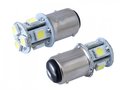 Żarówka samochodowa LED VISION P21/5W BAY15d 12V 8x 5050 SMD LED, biała, 2 szt. - Vision