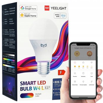 Żarówka Smart LEDowa, E27 WiFi HomeKit Yeelight - YEELIGHT