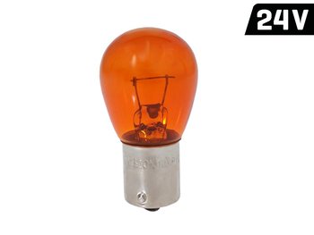 Żarówka VISION PY21W 24V 21W BAU15s amber, E4, 1 SZT W OPAKOWANIU - Carmotion