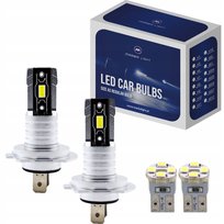Żarówki H7 LED Marba Light, oryginalny rozmiar 1:1, 6000K, 12V-24V, 2 sztuki Marba