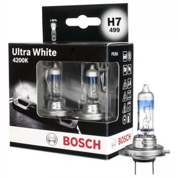 Żarówki halogenowe Bosch Ultra White 4200K H7 12V 55W, 2 szt. - Bosch