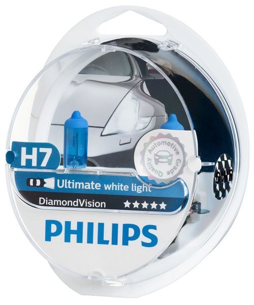 Żarówki halogenowe PHILIPS DiamondVision, H7, 12V, 55W - Philips