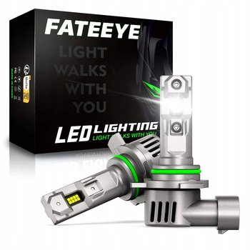 ŻARÓWKI HIR2 LED CANBUS 1 DO 1 BARDZO MOCNE BIAŁE ŚWIATŁO 6500K 20000LM - FATEEYE