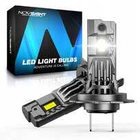 ŻARÓWKI NOVSIGHT H7 LED 24000LM 6500K BIAŁE MOCNE CANBUS 1:1 PLUG&PLAY
