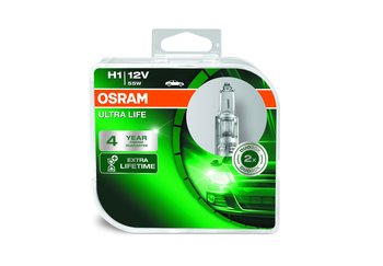 Żarówki OSRAM H1 Ultra Life (2 sztuki) - Osram
