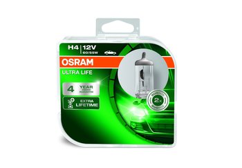 Żarówki OSRAM H4 Ultra Life (2 sztuki) - Osram