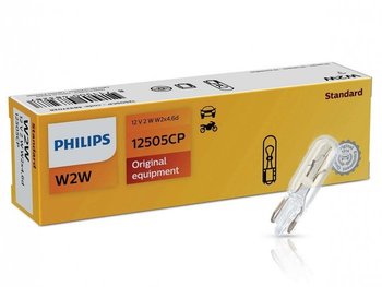 Żarówki Philips 12V 2W W2W T5 W2x4,6d, 10 szt. - Philips