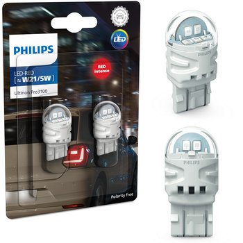 Żarówki Philips Led Ultinion Pro3100 W21/5W Red Ru31 2Szt - Philips