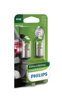 Żarówki PHILIPS R5W LongLife EcoVision (2 sztuki) - Philips