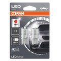 Żarówki samochodowe LED Osram LEDriving W21W 12V 3W Red - czerwone - Osram