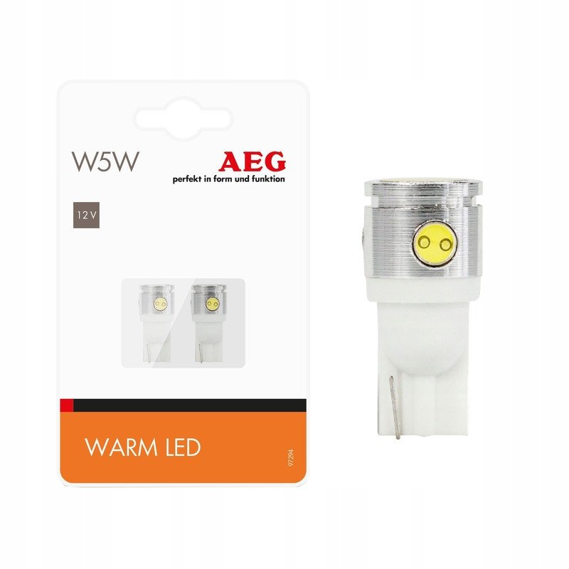 ŻARÓWKI W5W LED T10 RETROFIT WARM WHITE CIEPŁA BIEL