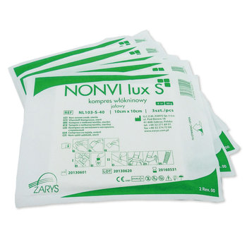 ZARYS NONVI lux S-5cm x 5cm 25szt x 2szt Kompres włókninowy, jałowy - Zarys