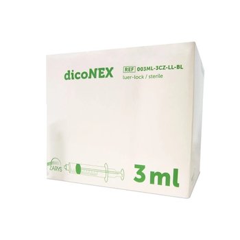 Zarys - Strzykawka 3-cz. dicoNEX LL  3ml a'100 - Zarys