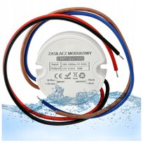 Zasilacz 12V IP67 Do Taśmy LED Dopuszkowy 0,84A 10W Do Puszki Transformator
