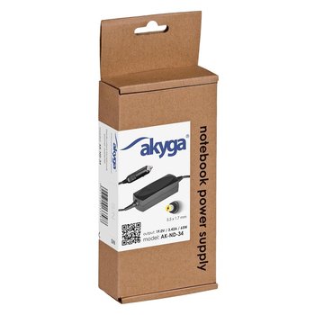 Zasilacz do notebooka Acer AKYGA AK-ND-34, 19 V, 5.5x1.7 mm - Akyga