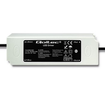 Zasilacz impulsowy LED IP67 150W 12V 12.5A Wodoodporny - Qoltec