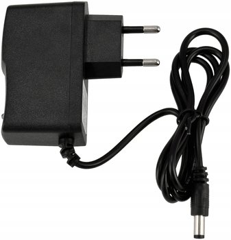 Zasilacz LED Impulsowy Wtyczkowy Transformator 18W 1,5A Do LED Długi Kabel - Berge