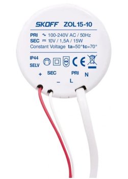 Zasilacz LED SKOFF 10V 1,5A 15W dopuszkowy - SKOFF