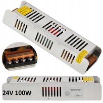 Zasilacz montażowy 12V 8.33A 100W do LED modułowy IP20 transformator DC