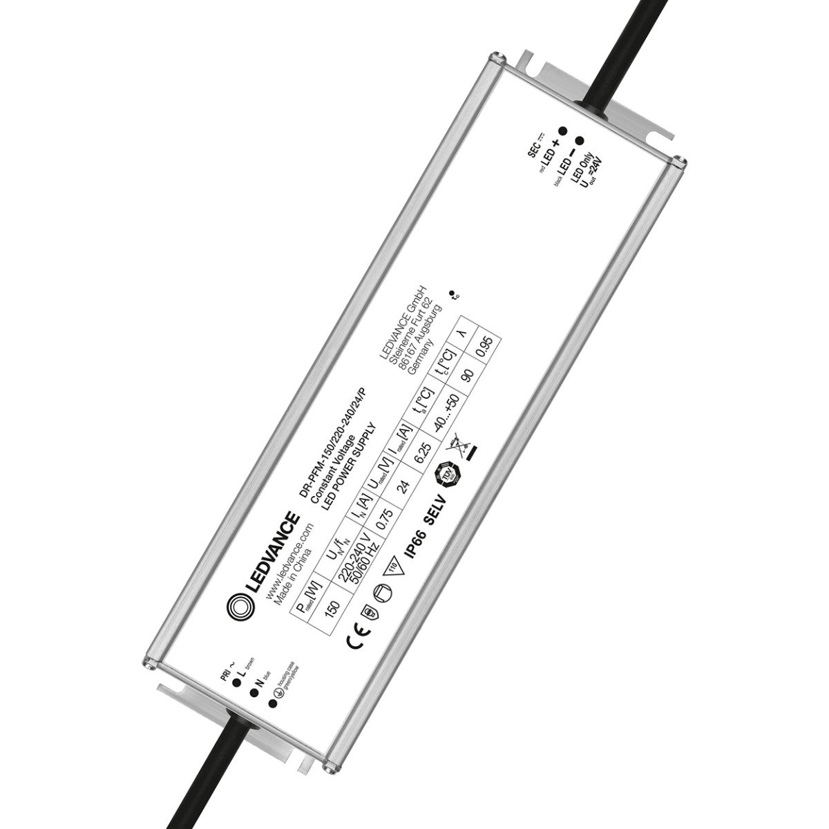 Фото - LED-стрічка LEDVANCE Zasilacz Stałonapięciowy Hermetyczny do Taśm LED 150W 24V DC IP66 