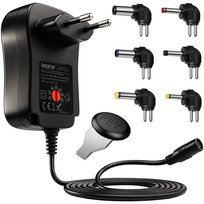 Zasilacz uniwersalny regulowany ładowarka 3-12V USB sieciowy 30W z 6 końcówkami!