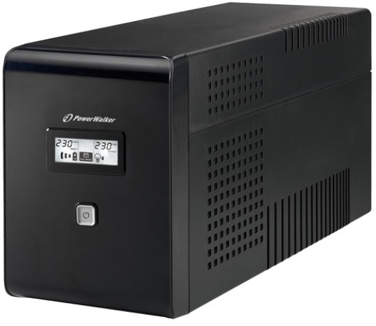 PowerWalker VI 1500 STL USV – 900 W, Mit LCD-Display & AVR Für PC & Geräte