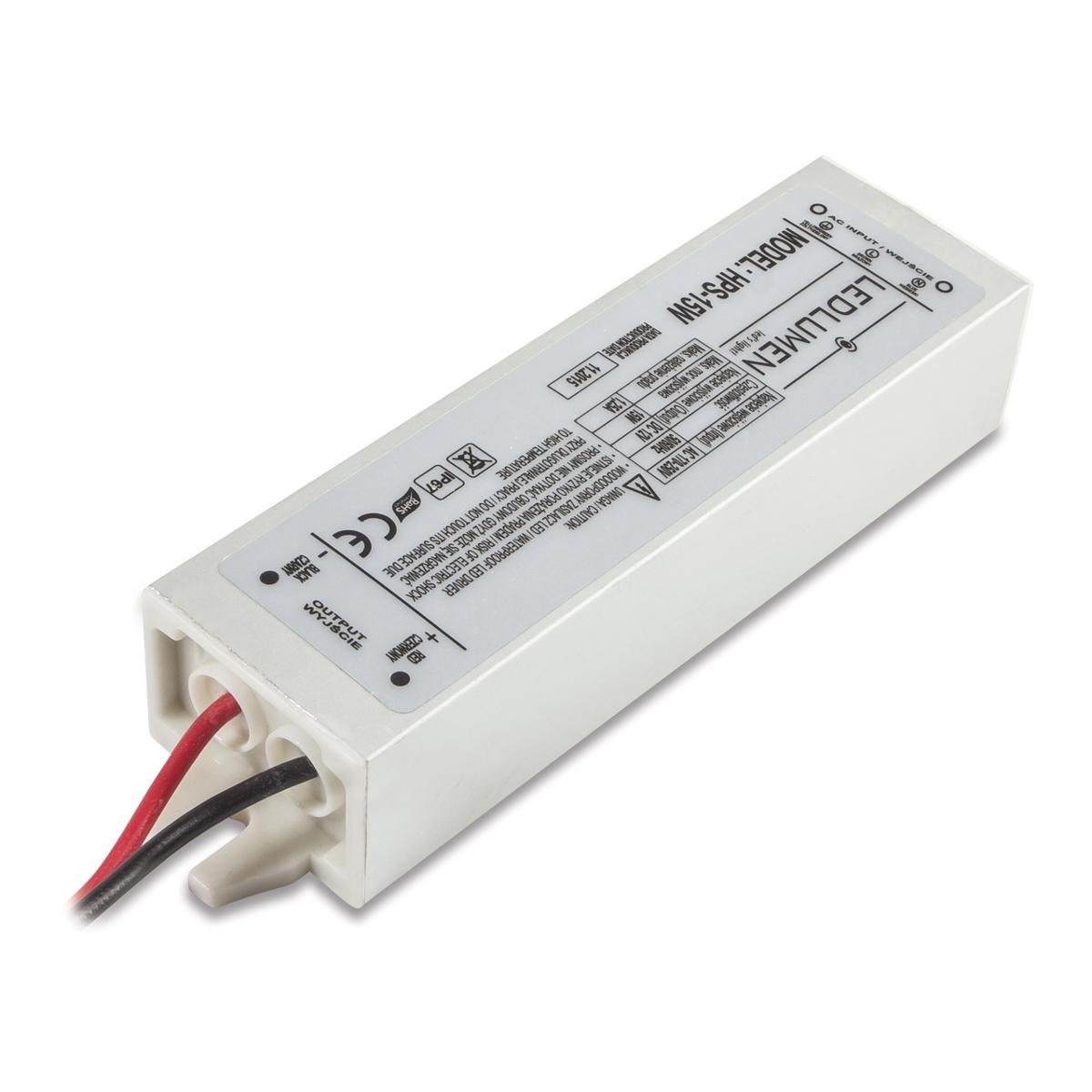 Zasilacz wodoodporny LEDLUMEN, 12V, IP67, 10W