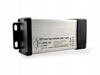 Zasilacz Wodoodporny Taśma Led 150W 12V IP43 12,5A AC 187-262V DC 12V