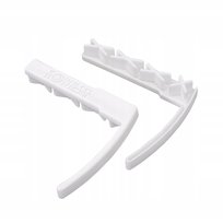 Zaślepka osłony szyny aluminiowej podwójnej para