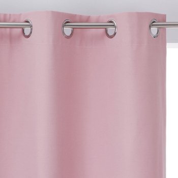 Zasłona dekoracyjna ATMOSPHERA, różowa, 140x260 cm - Atmosphera