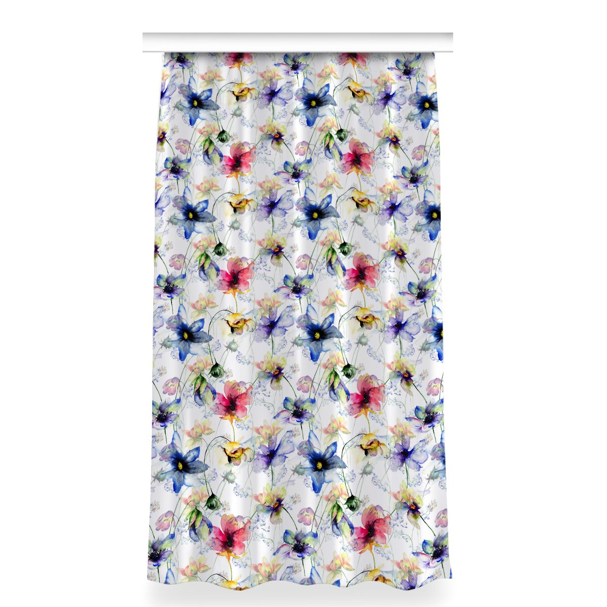 Casatessile Tendone Per Porta Finestra Jungle – 150x280 Cm – Tulle Con Rami In Velluto – Lilla