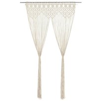 Zasłona z makramy, 140 x 240 cm, bawełna