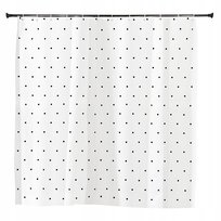 Zasłonka do prysznicu wanny łazienki Dot biała 180x180 PEVA