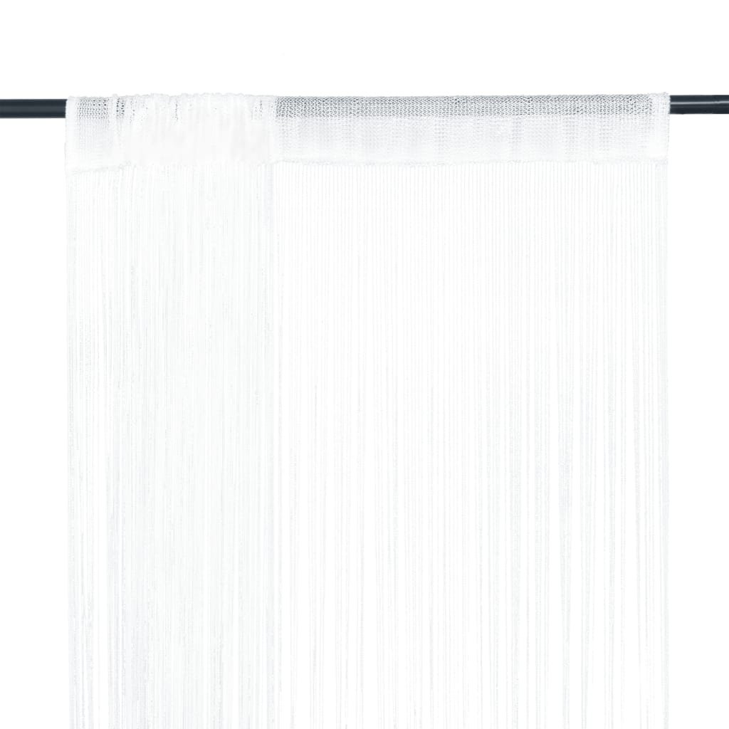 Zasłony półcienne MWGROUP, białe, 140x250 cm, 2 szt.
