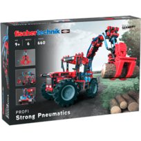 Zastaw konstrukcyjny - Strong Pneumatics fischertechnik - 6 modeli z napędem pneumatycznym dla dzieci od lat 9 fischertechnik