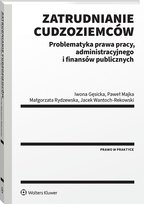 Zatrudnianie cudzoziemców. Problematyka prawa pracy, administracyjnego i finansów publicznych Gęsicka Iwona, Rydzewska Małgorzata, Majka Paweł, Wantoch-Rekowski Jacek