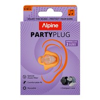Zatyczki do uszu Alpine PartyPlug 2025, 3 rozmiary, NOWOŚĆ Alpine Hearing Protection